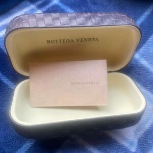 Bottega Veneta Black Leather Clutch